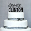 Personalized Wood Wedding Cake Topper Stand